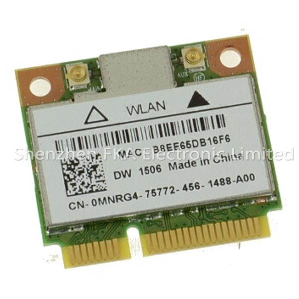 Dell Wireless 1506 DW1506 WiFi 802.11 b/g/n Half-Height Mini-PCI Express Card MNRG4 0MNRG4
