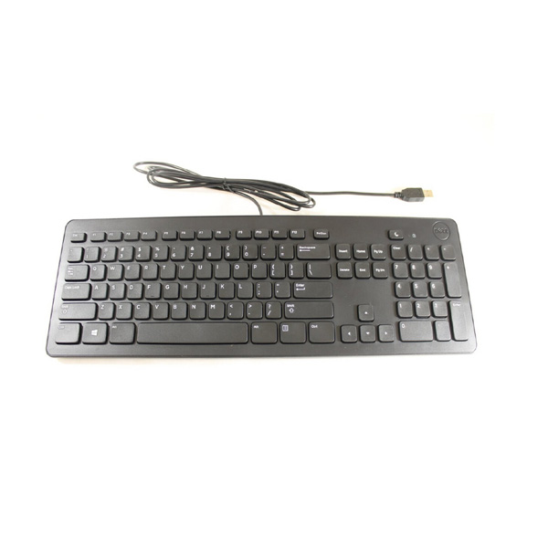 Dell GVWNX 0GVWNX Black USB Wired Slim Quiet Keyboard 104-Key KB113